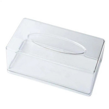 Гореща прозрачна кутия за салфетки Поставка за салфетки Всекидневна Домашен органайзер Дозатор за хартия