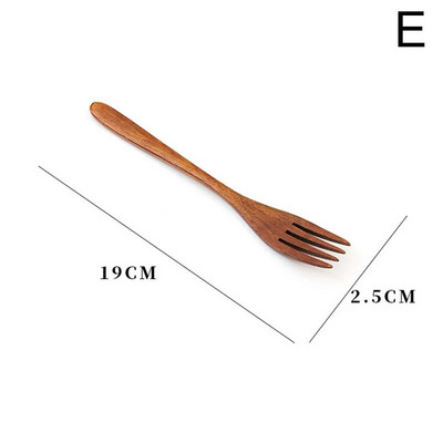 Fakanál villa Bambusz Konyhai főzőedények Eszközök Leves-teáskanál Evőeszközök Favilla Desszertekhez Saláta Háztartási Ajándékok