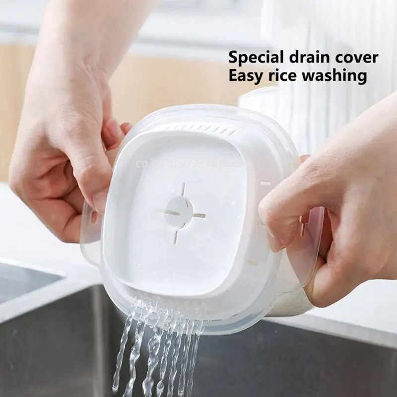 Mikrobangų krosnelė ryžių viryklė 700 ml daugiafunkcinis garintuvas karštai sriubai virti Bento priešpiečių dėžutė maisto kokybės PP virtuvės garinimo indas