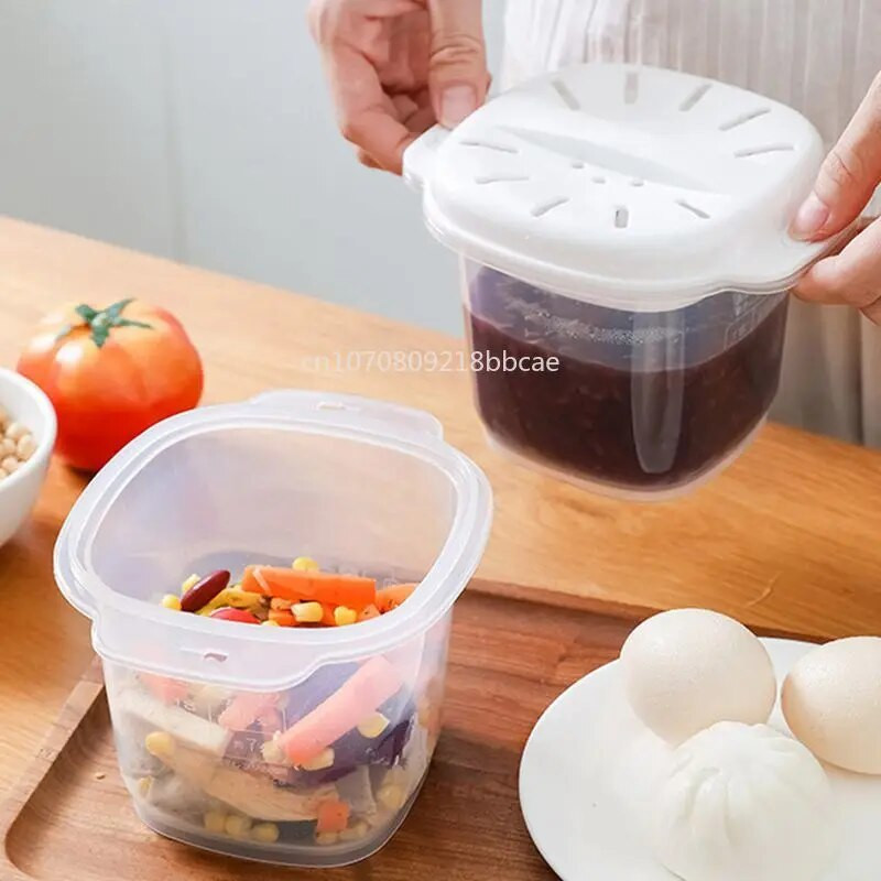 Mikrobangų krosnelė ryžių viryklė 700 ml daugiafunkcinis garintuvas karštai sriubai virti Bento priešpiečių dėžutė maisto kokybės PP virtuvės garinimo indas