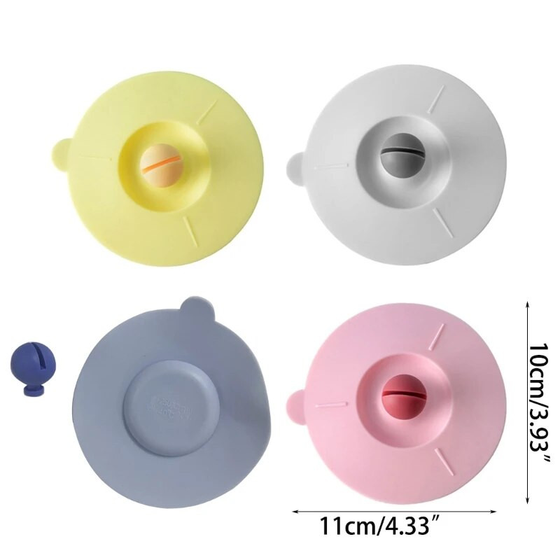Silikonski poklopci za šalice za višekratnu upotrebu, otporni na prašinu, poklopci za šalice za kampiranje, nepropusni, vrući poklopci za šalice, hermetički zatvorena kapica za kavu i čajeve