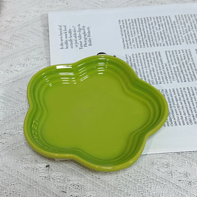 Cool Colored Plum Blossom Mali tanjur 14 cm umak Tanjuri za kućne ljubimce Posuda s postupnom pljuvačkom s kosti Pribor za jelo Francusko keramičko posuđe