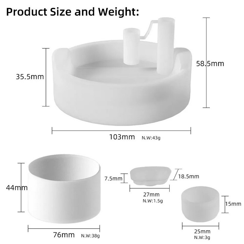 για Stanley κάλυμμα κυπέλλου σιλικόνης Straw Cap Proof Leak and Spill Proof Set Cup Cushion for Stanley 2.0 Κάλυμμα καπακιού φλυτζανιού 40oz