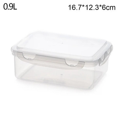 Εξωτερικό πλαστικό Bento Box Σνακ για πικ-νικ Αποθήκευση Δοχείο Προετοιμασία φαγητού Κουτί γεύματος για παιδιά Σχολικό σερβίτσιο Μαγειρικά σκεύη κάμπινγκ