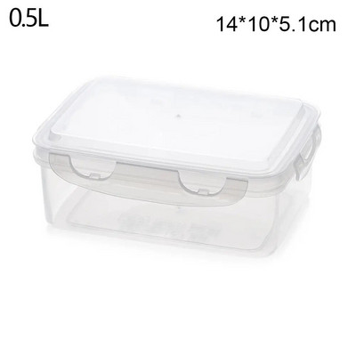 Εξωτερικό πλαστικό Bento Box Σνακ για πικ-νικ Αποθήκευση Δοχείο Προετοιμασία φαγητού Κουτί γεύματος για παιδιά Σχολικό σερβίτσιο Μαγειρικά σκεύη κάμπινγκ