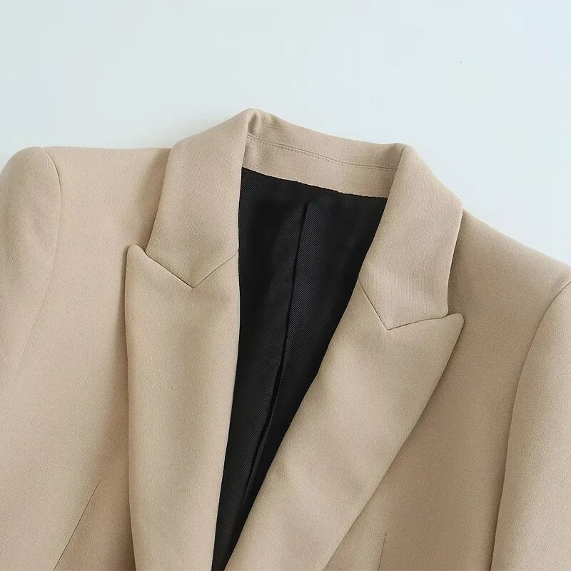 ZATRHMBM prašmatnios mados ilgos moteriškos švarko užsegimo senovinis kostiumas ilgomis rankovėmis švarkas Laisvalaikio biuro moteriški viršutiniai drabužiai Stilingi viršutiniai drabužiai