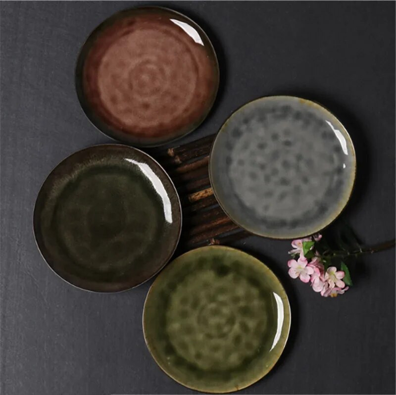 Začini za ljuti umak Posuda za jelo Keramički tanjur Mali tanjuri za posuđe Maslac senf Sushi Ocat Posuđe od soje Kuhinjski porculanski tanjurić