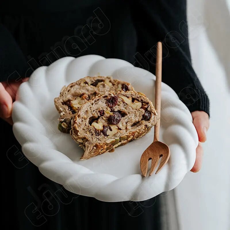 Retro egyszínű vacsoratál kerámia tányér és kávéscsésze teás bögre Tejcsésze steak tészta desszert gyümölcs-zöldség saláta étkészlet