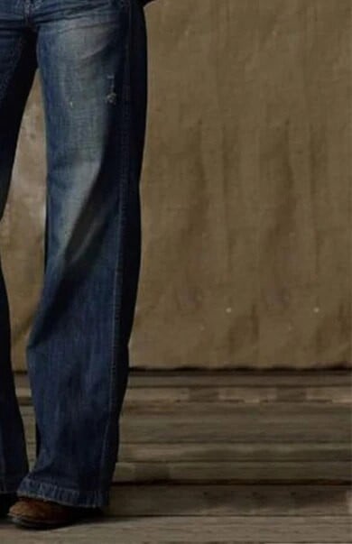 Vienspalviai moteriški džinsai, 2023 m. rudenį, naujos retro stiliaus, kasdieninės, laisvos kišenės su viduriu juosmens, tiesios džinsinės plačios kelnės