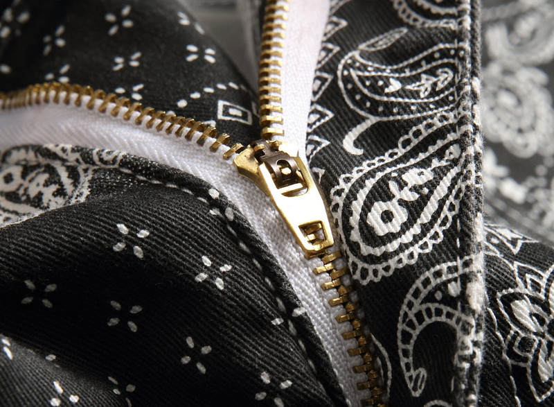 Muške traperice s jesenskim printom paisley modne klasične dnevne regularne rastezljive hlače, muške široke traperice hombre hlače