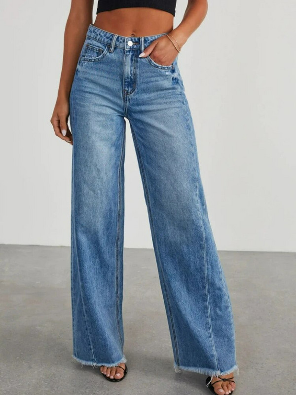 Farmer Női Baggy Farmer 2023 Új divat, magas derekú, egyenes lábú nadrág farmer nadrág Vintage kék farmer női anya farmernadrág