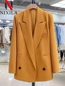 Άνοιξη φθινόπωρο Blazer Woman 2024 Πανωφόρια Γυναικεία Σακάκια Κομψά Γυναικεία Παλτό Γραφείο Lady Loose Fit Νεανικά Γυναικεία Ρούχα