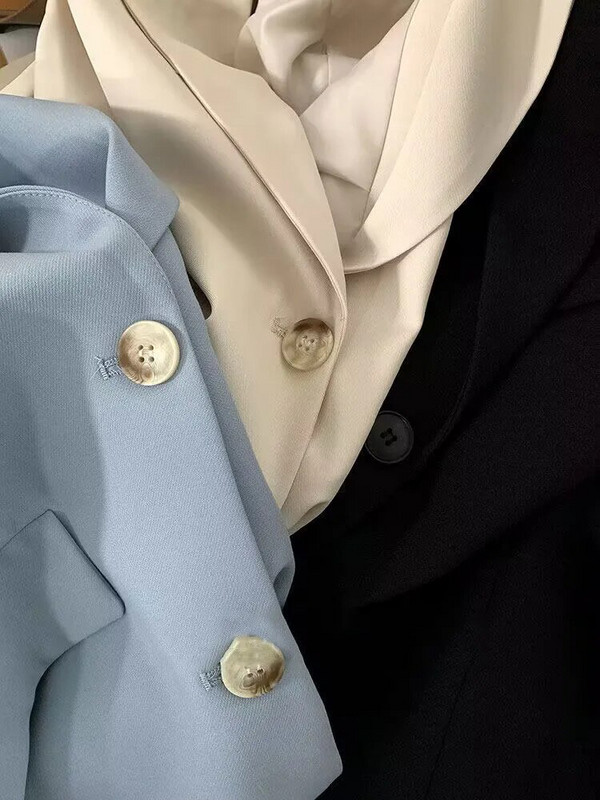 Novo u proljetnom sakou Ženski ležerni široki kaput Top dugih rukava Elegantne jakne Gornja odjeća za uredske dame Službena odjeća