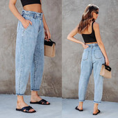 Blugi pentru femei Spălarea pantalonilor drepți Denim buzunare cu talie înaltă Elemente de bază Fermoar Fly Flat Spring Solid Streetwear 2024