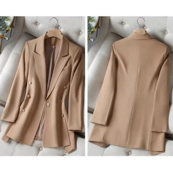 2023 Νέο Slim Fit Suit Κορυφαία Υψηλής Ποιότητας Σακάκι Μαύρο Χακί Γραφείο Γυναικεία Επαγγελματική Φόρεμα Επίσημο Παλτό