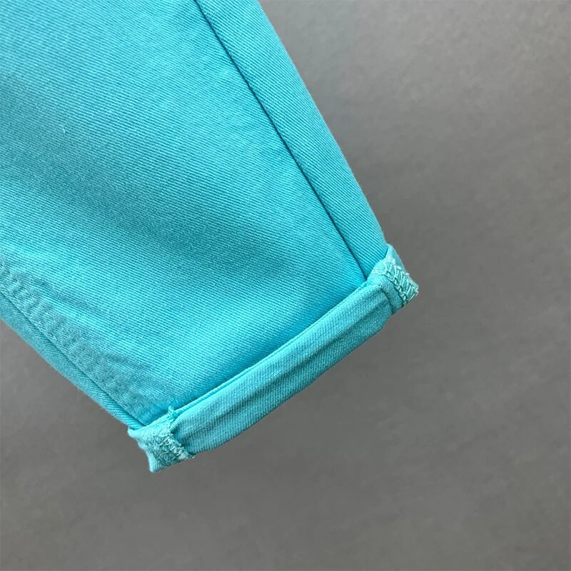 European Station Női farmernadrág 2023 tavaszi ősz új divat, magas derekú, sokoldalú laza pamut sztreccs farmer hárem nadrág