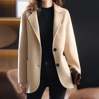 Γυναικείο μπλέιζερ Camel Style Spring Loose Casual Outwear Office Lady Loose Coat κοστούμι Σακάκι μονόπλευρο Commute Γυναικείο παλτό