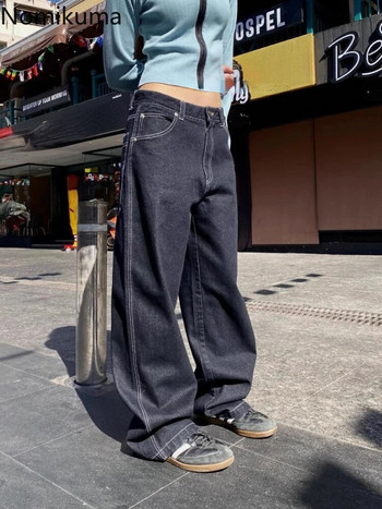 Streetwear Vintage Y2j Τζιν Γυναικείες τσέπες Hafajuku Casual Pantalon Femme Ebroidery Y2k Παντελόνια Κορεάτικα Ρούχα