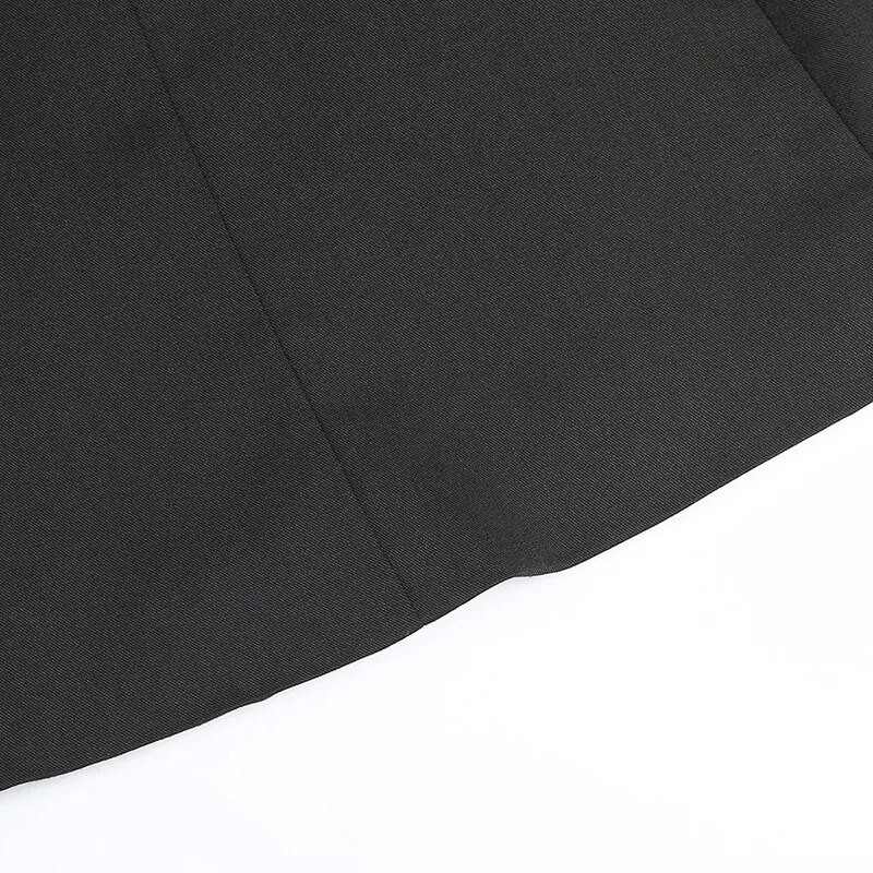 Flitteres ujjú női alkalmi blézerek fekete európai stílusú PU patchwork állvány gallér V-nyakú női paillette öltöny dzseki nagy méretű