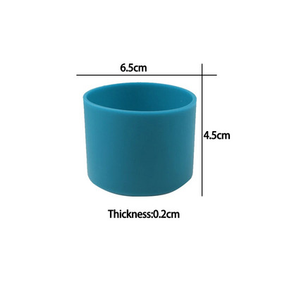 1 KOM 6,5 CM Silikonska toplinska izolacija Donji poklopac 65 MM Donji poklopac šalice Protuklizni omotač Podmetači za čaše Donji prsten