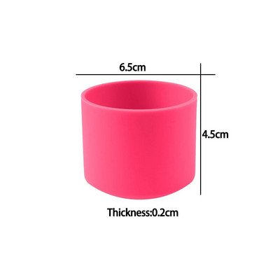 1 KOM 6,5 CM Silikonska toplinska izolacija Donji poklopac 65 MM Donji poklopac šalice Protuklizni omotač Podmetači za čaše Donji prsten