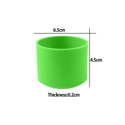 1 KOM 6,5 CM Silikonska toplinska izolacija Donji poklopac 65 MM Donji poklopac šalice Protuklizni omotač Podmetači za čaše Donji prsten