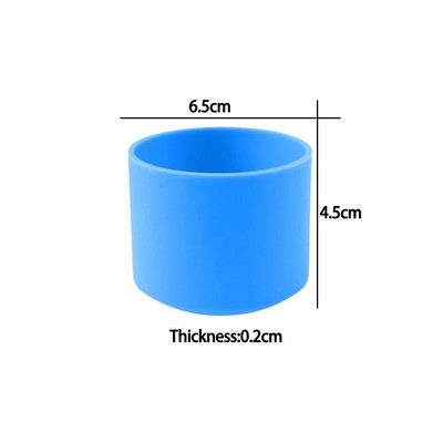 1 KOM 6,5 CM Silikonska toplinska izolacija Donji poklopac 65 MM Donji poklopac šalice Protuklizni omotač Podmetači za čaše Donji prsten