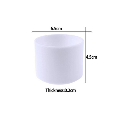 1 KOM 6,5 CM Silikonska toplinska izolacija Donji poklopac 65 MM Donji poklopac šalice Protuklizni omotač Podmetači za čaše Donji prsten