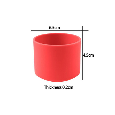 1 KOM 6,5 CM Silikonska toplinska izolacija Donji poklopac 65 MM Donji poklopac šalice Protuklizni omotač Podmetači za čaše Donji prsten