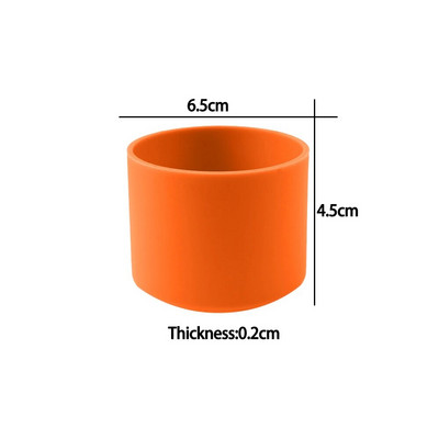 1 KOM 6,5 CM Silikonska toplinska izolacija Donji poklopac 65 MM Donji poklopac šalice Protuklizni omotač Podmetači za čaše Donji prsten