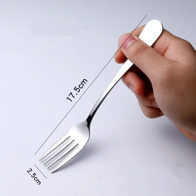 Matiniai sidabriniai stalo įrankiai kiniški korėjietiški lazdelės pagaliukai šakutė šaukštas peilių rinkinys vaisių desertas šakutė Plieniniai stalo įrankiai metaliniai stalo įrankiai