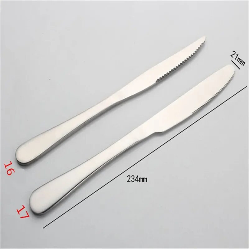 Matiniai sidabriniai stalo įrankiai kiniški korėjietiški lazdelės pagaliukai šakutė šaukštas peilių rinkinys vaisių desertas šakutė Plieniniai stalo įrankiai metaliniai stalo įrankiai