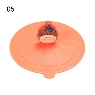 Szilikon csésze fedél Nem mérgező kerek, univerzális vizes csésze fedél Porálló kávésbögre lezárt kupak kanáltartóval, hőálló fedéllel