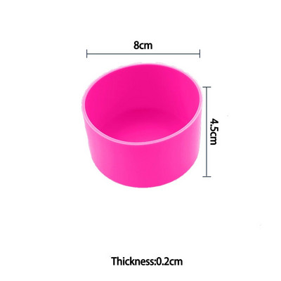 Za bolji život 1 kom 9,5 cm mekani silikon dno čašice Zaštitni rukav za staklenu vodu Boca čaja Dodaci protiv oštećenja