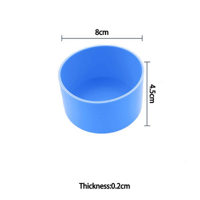 Za bolji život 1 kom 9,5 cm mekani silikon dno čašice Zaštitni rukav za staklenu vodu Boca čaja Dodaci protiv oštećenja