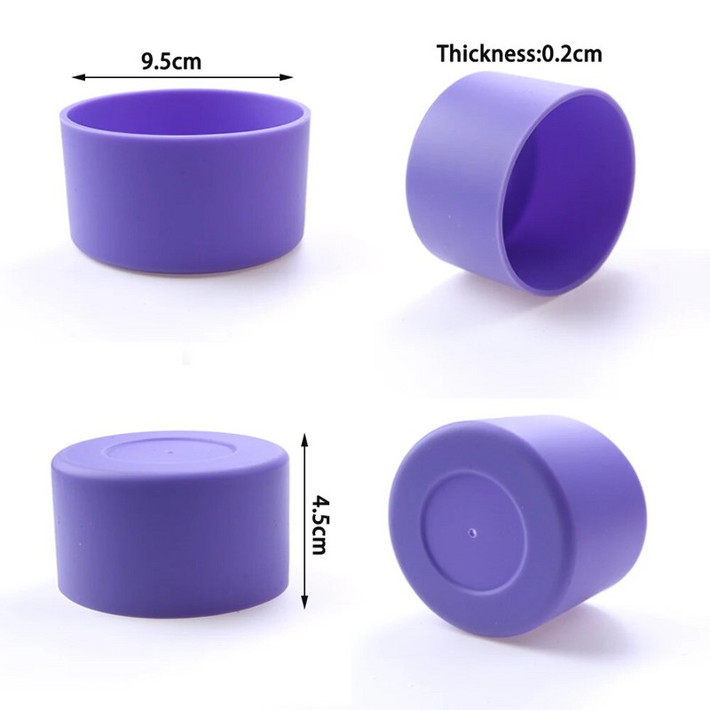 Za bolji život 1 kom 9,5 cm mekani silikon dno čašice Zaštitni rukav za staklenu vodu Boca čaja Dodaci protiv oštećenja