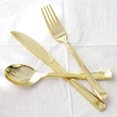 20 komada posuđa za jednokratnu upotrebu Zlatno ružičasto zlatno srebrno Plastični nož Vilica Žlica Rođendan Vjenčanje Rođendanska zabava Pribor za bankete