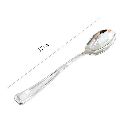 20 komada posuđa za jednokratnu upotrebu Zlatno ružičasto zlatno srebrno Plastični nož Vilica Žlica Rođendan Vjenčanje Rođendanska zabava Pribor za bankete