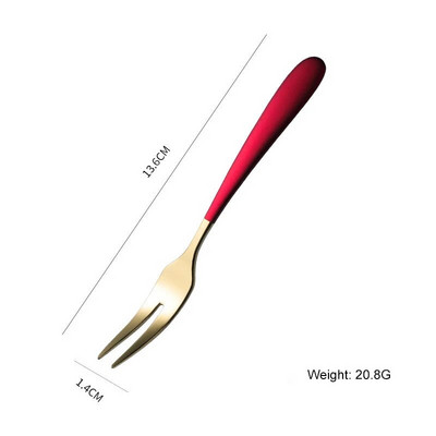 1–5 vnt. nerūdijančio plieno vaisių šakutės Desertinės šakutės Puikus mini šakučių rinkinys Užkandžių pyragų desertinės šakutės Kavinė Namų virtuvės stalo reikmenys