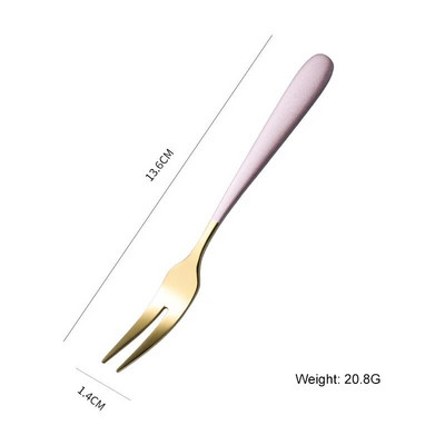 1–5 vnt. nerūdijančio plieno vaisių šakutės Desertinės šakutės Puikus mini šakučių rinkinys Užkandžių pyragų desertinės šakutės Kavinė Namų virtuvės stalo reikmenys