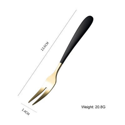 1–5 vnt. nerūdijančio plieno vaisių šakutės Desertinės šakutės Puikus mini šakučių rinkinys Užkandžių pyragų desertinės šakutės Kavinė Namų virtuvės stalo reikmenys