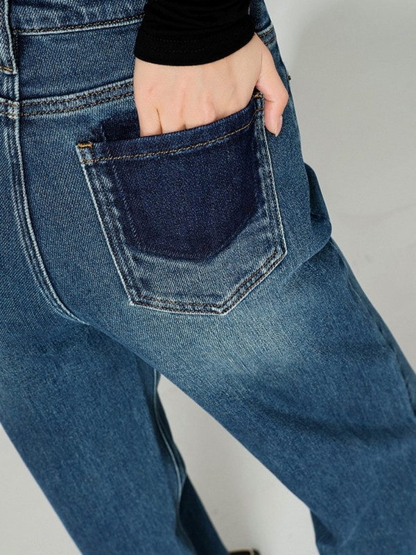 ZHISILAO Νέο ίσιο ψηλόμεσο τζιν Γυναικείο Κλασικό μπλε φαρδύ παντελόνι τζιν Streetwear 2023