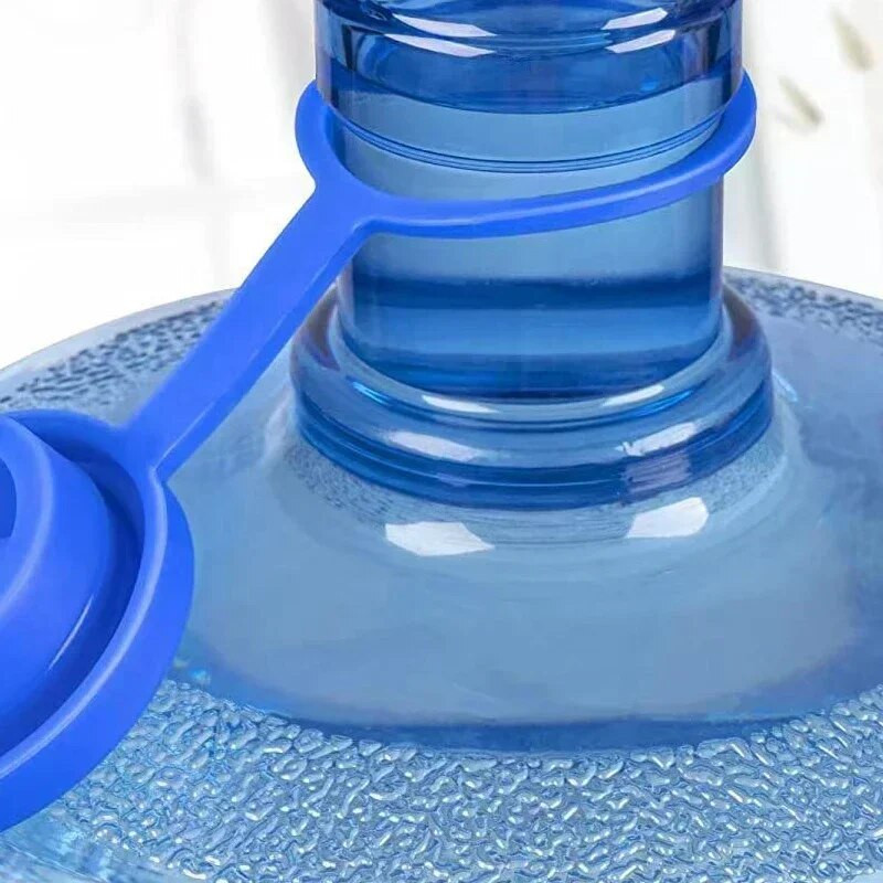 1 kom 55 mm 5 galona Silikonski poklopci koji se ne prolijevaju, zamjenski za višekratnu upotrebu, zamjenski poklopac bez prskanja, boca za vodu koja se škljocne s poklopcima Kuhinjski gadgeti