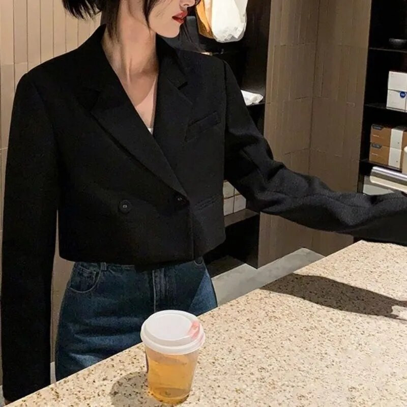 Blazeriai Moteriški Paprasti Paprasti Biuro moteriški Viską atitinkantys Kūrybiškumas Laisvalaikis Grakštūs pagrindai Korėjietiškas stilius Paplitęs pavasarinis modernus temperamentas