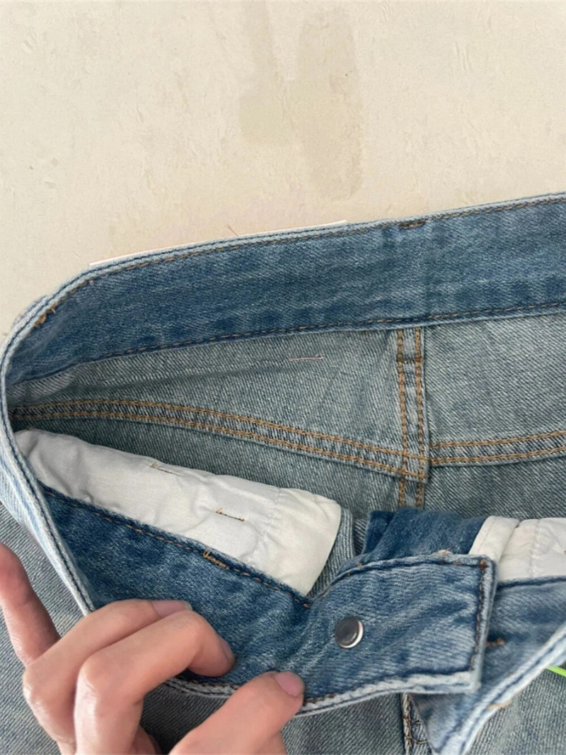 Mărimea S-5XL Blugi albastru deschis femei primăvară toamnă modă talie înaltă pantaloni drepti largi din denim pantaloni supradimensionați cu picioare largi Pantaloni
