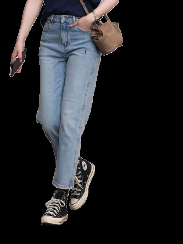 Amerikietiški retro mėlyni džinsai moteriški vasariniai aukšto juosmens tiesūs gatvės drabužiai Y2k stiliaus drabužiai vaikinas džinsinės kelnės Nemokamas pristatymas