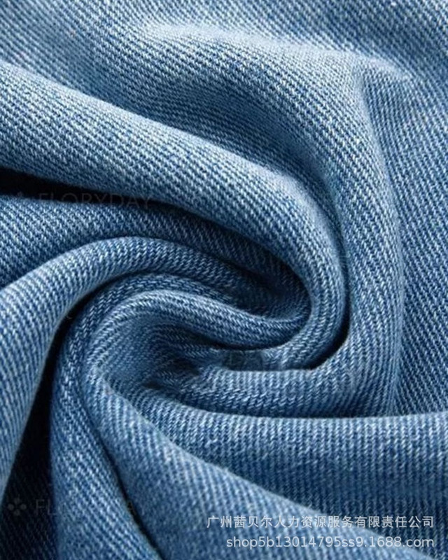 Poderane traperice niskog struka s gumbima, traper jesen 2023. Ležerne široke ženske duge hlače s rupama i džepovima, ravne uske hlače