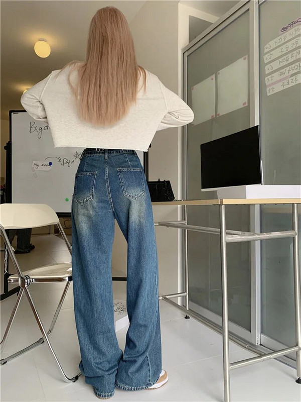 Tervezők Őszi téli táskás overallok Cargo Jeans nadrágok női magas derekú farmer nadrágok utcai ruházat női farmer nadrágok 2022