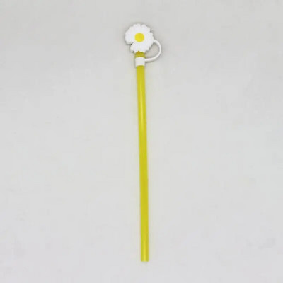 1 db rajzfilm szívószál szilikon szívószál hegyek iváshoz porvédő sapka fröccsenésbiztos dugók borító Creative csésze tartozékok 6-8 mm-es tömítőeszközök