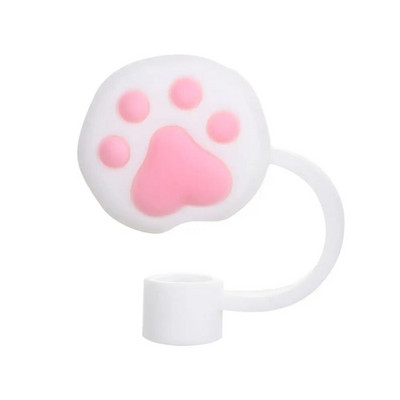 Silikonski poklopac za vrhove slamki Slatki poklopci za slamke za višekratnu upotrebu Čepovi za slamke otporne na prašinu za vrhove za slamke od 12 mm za uređenje na otvorenom